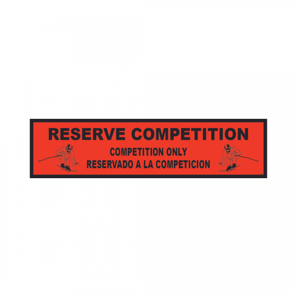 Banderole horizontale 2000X500 "RESERVE COMPETITION" FR-EN-ES  # MONTEE BANH036-M